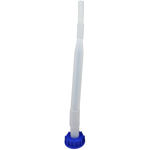 Din61 S60x6 (2 inch) Female to Long Spout - White by DNA PACKAGING LTD
