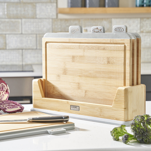 Bamboo Index Chopping Boards by Cooks Professional