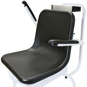 Commercial Disability Wheelchair Scales by T-Mech - Black & White by T-Mech