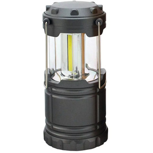 Collapsible Cob Lantern - Black by Garden Mile