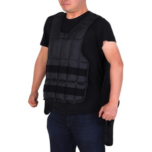 HOMCOM Adjustable Weight Vest - Black / 10kg by HOMCOM