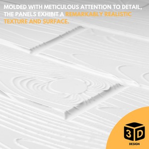 3D Wall Panels (96x48 cm) PVC Cladding Panel Wooden Design by NOVECRAFTO