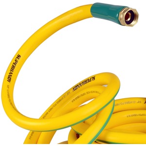 Hybrid Polymer Heavy Duty Garden Water Hose 13mm x 15m - Yellow by SuperHandy