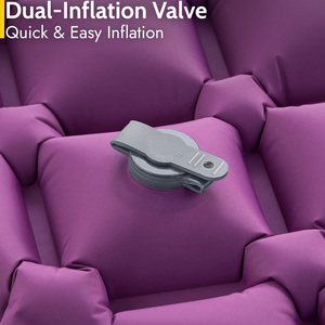 Lightweight Single Camping Mat with Pillow by Trail