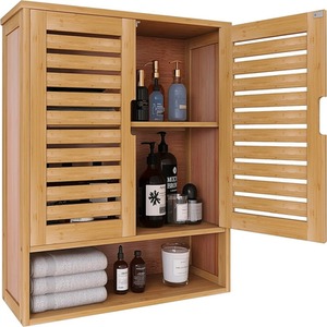 3 Shelf Toilet Wall Cabinet - Natural by Wyld And Coco