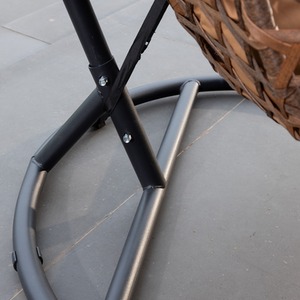 Henley Single Swing Egg Pod Chair - Brown - Brown by Artemis Home