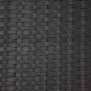 5Pcs Rattan Garden Furniture Set - Black by BIRCHTREE