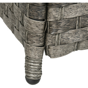 Outsunny 7 Pieces PE Rattan Garden Furniture Set - Grey by Outsunny