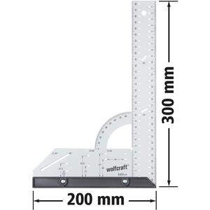 wolfcraft Universal Angle Tri Square - Grey / 30.3cm by wolfcraft