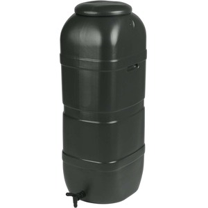 100L Garden Water Butt Set - Black by Charles Bentley