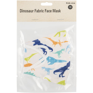 Child's Fabric Face Mask - Dinosaurs