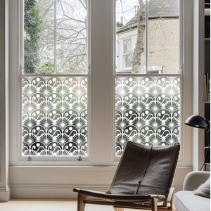 Accettura Art Deco Scallop Frosted Window Film by Creative Printing Solutions