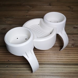 Lay-Z-Spa Hot Tub Drinks and Food Holder Inflatable Spa Accessory - Cream by Samuel Alexander