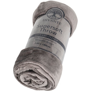 Supersoft Throw - Charcoal / Large by Divante