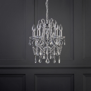 Anya 5 Light Bathroom Small Chandelier - Chrome by Litecraft