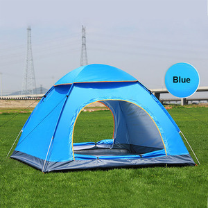 Portable Pop-Up Outdoor Camping Tent - Blue