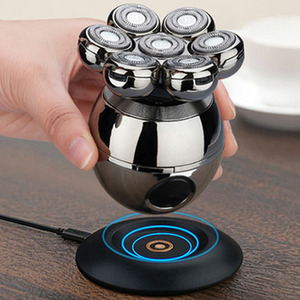 Seven-Blade Electric Shaver - Silver