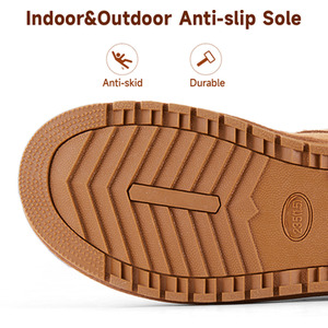 Round-Toe Flat Ankle Snow Boots by komore