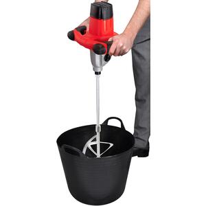 1600W Variable Speed Electric Mixer with Carry Case - Black & Red by Roberts