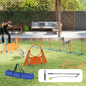 PawHut 7 Piece Dog Agility Equipment - Orange by PawHut
