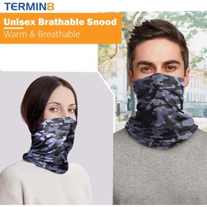Termin8 Snood - Grey Camo by Termin8