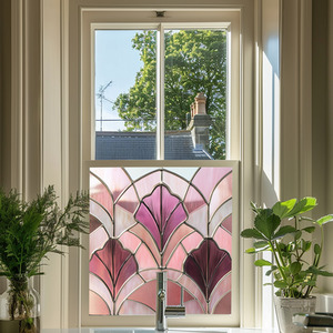 Acciano Art Deco Stained Glass Window Film by Creative Printing Solutions