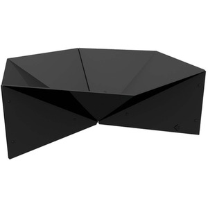 Chic Steel Goblet Design Fire Pit - Black by Primrose