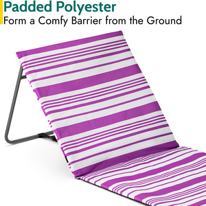 Folding Beach Mat with Adjustable Backrest by Trail