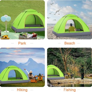 Portable Pop-Up Outdoor Camping Tent - Green