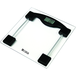 Electronic Glass Bathroom Scale Range - Black by Casa