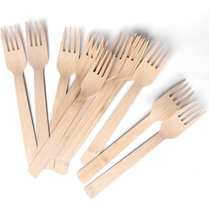 17cm Disposable Bamboo Cutlery Bulk Sets by EcoLux