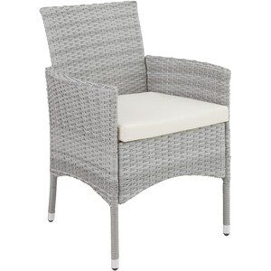 Rattan Garden Furniture Set Lucerne Two Sets Of Cushion Covers by tectake