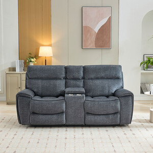 Cancun Reclining Sofa - Grey / 2