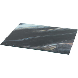 Glass Marble Design Worktop Saver - Black by My Kitchen