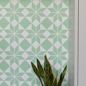 Quadrostyle SCANDINAVIAN LICHEN Wall Tile and Furniture Vinyl Stickers by Quadrostyle