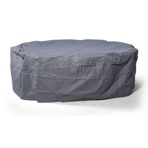 Savannah Square Rattan Patio Dining Set with Ice Bucket Drinks Cooler - Brown / 8 by Giardino