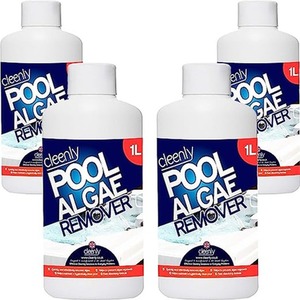 Pool Algae Remover Cleans Water Prevents Algae - White / 4l by Cleenly