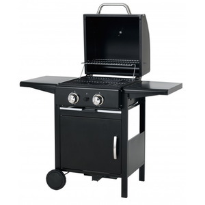 Mayfield Outdoor 2 Burner Gas Barbecue Grill - Black by Tepro