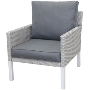 Naples 4 Piece Lounge Set - Grey by Malay
