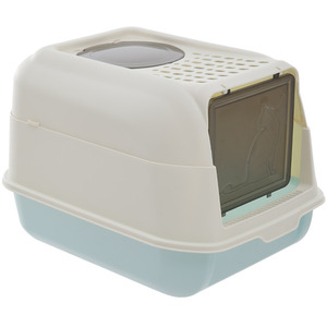 Kidkid Large Top Entry Cat Litter Box with Hood and Scoop by Kidkid