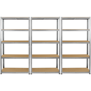 3 x Galvanised Racking E-Rax - Silver by E-Rax