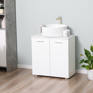 Kleankin Under Sink Cabinet - White by Kleankin
