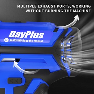 Cordless Power Drill with 2 Batteries Set - Blue