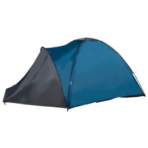 3-Person Travel Camping Waterproof Dome Tent with Porch - Blue by UMKY