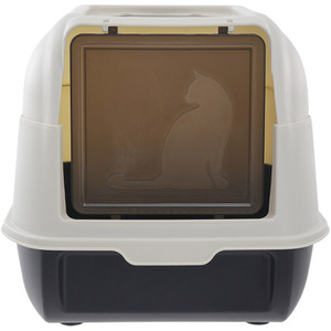 Kidkid Large Top Entry Cat Litter Box with Hood and Scoop by Kidkid