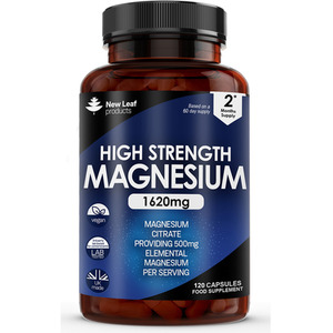 Magnesium Supplements 1620mg Citrate - citrate by New Leaf Products