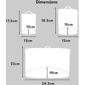 Cooks Professional Kitchen 5-Piece Storage Set - Orange by Cooks Professional