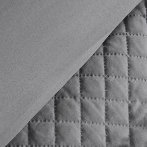Filled Pinsonic Panel Duvet Cover Set - Grey / King by OHS