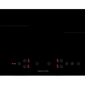 Willow 60cm Induction Ceramic Hob With Touch Control - Black by Willow