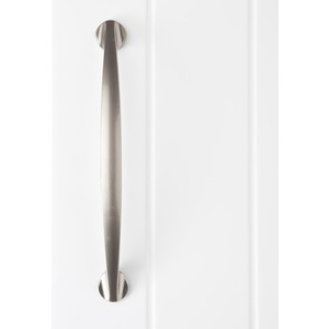 Salcombe White Wooden Bathroom Corner Cabinet, Wall-mounted Storage Cupboard - White by Elegant Brands